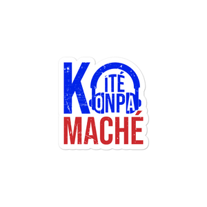 Kite Konpa Mache Bubble Sticker