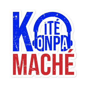 Kite Konpa Mache Bubble Sticker
