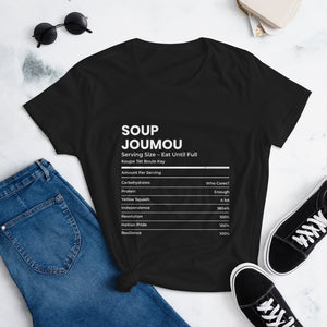 Women's Soup Joumou Facts Short Sleeve T-Shirt