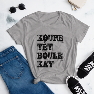 Women's Koupe Tèt short sleeve t-shirt