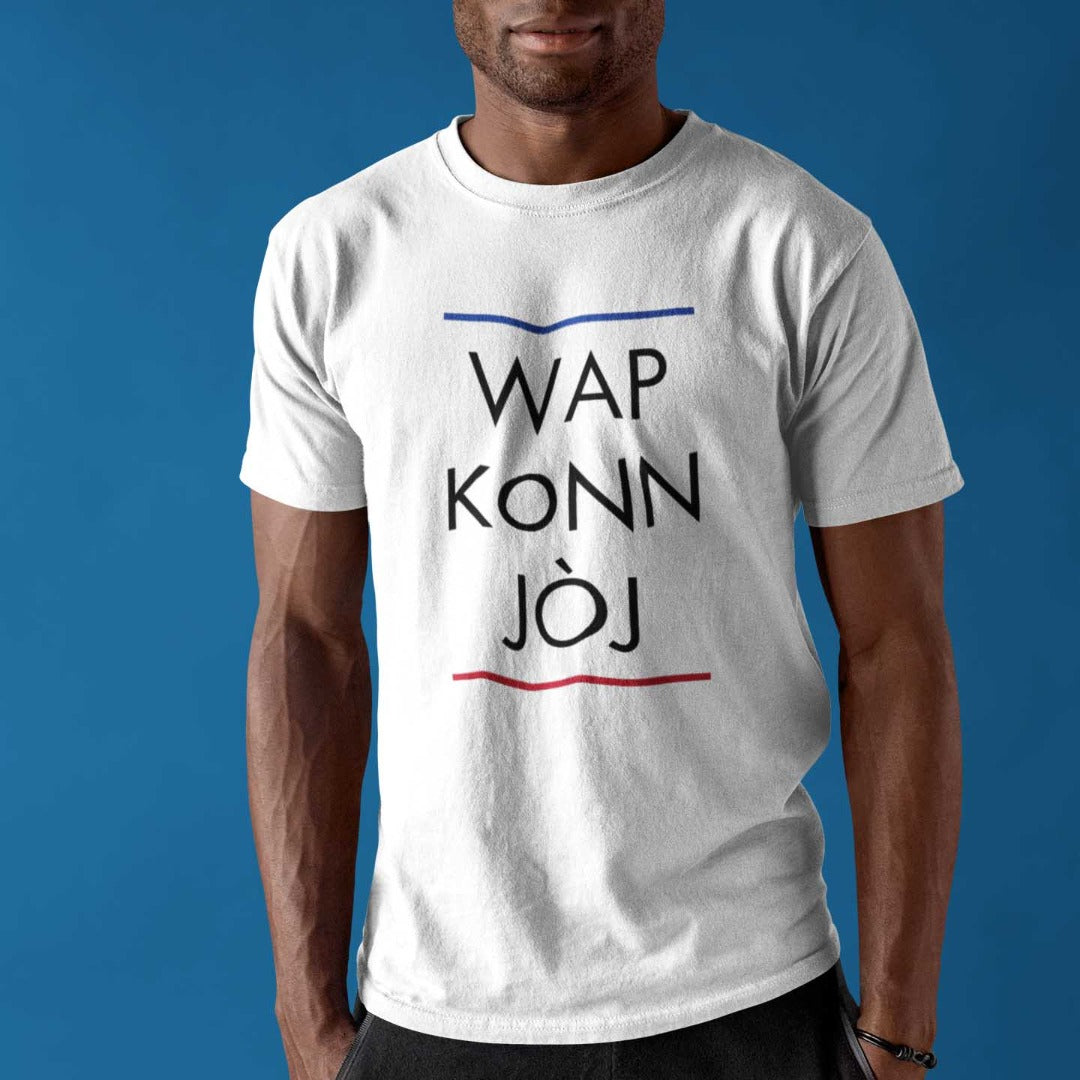 TeeCherie Wap Konn Joj Haitian culture t-shirt