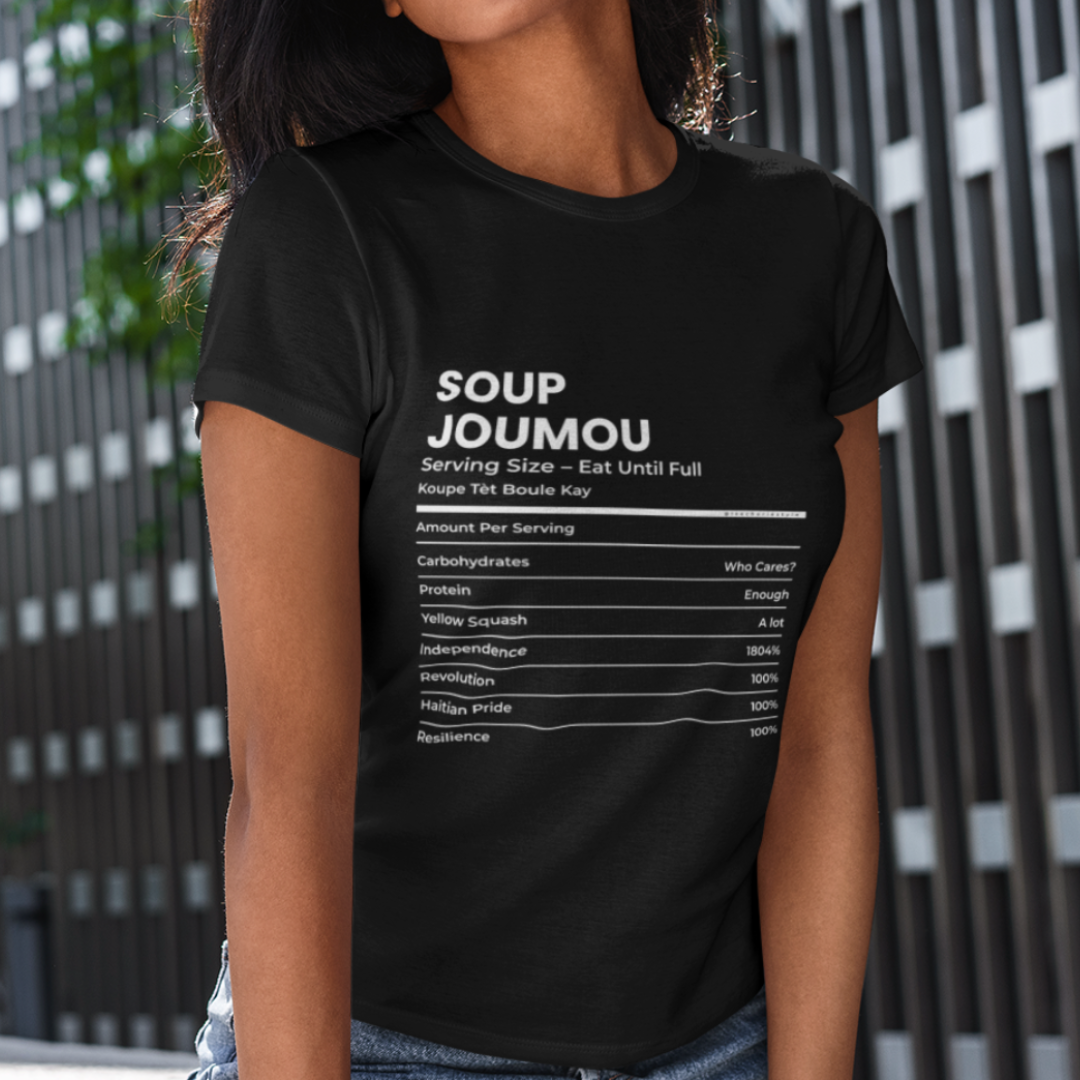 Women's Soup Joumou Facts Short Sleeve T-Shirt