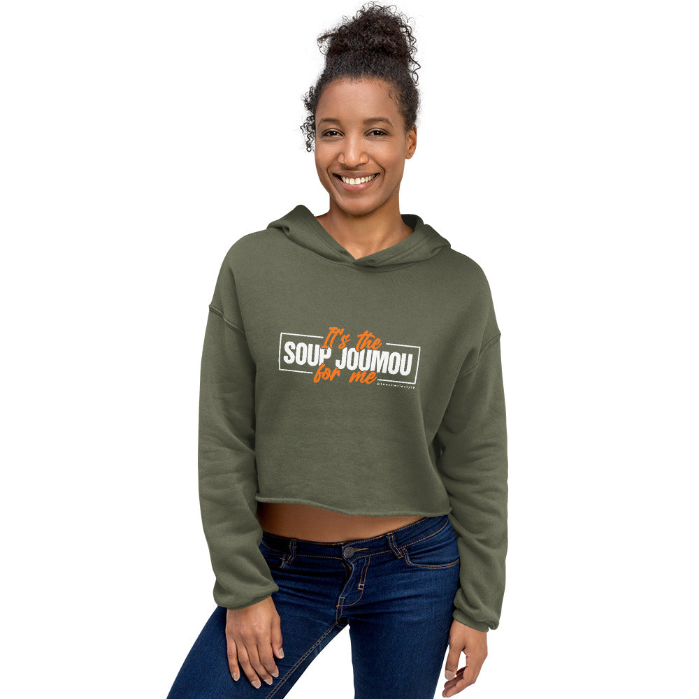 Soup Joumou for Me Crop Hoodie