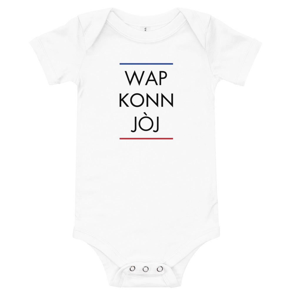 Wap Konn Jòj Youth Baby Onesie