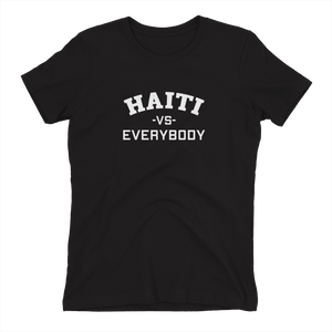 Haiti vs Everybody Women's Short Sleeve T-Shirt