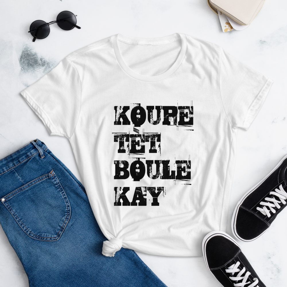 Women's Koupe Tèt short sleeve t-shirt