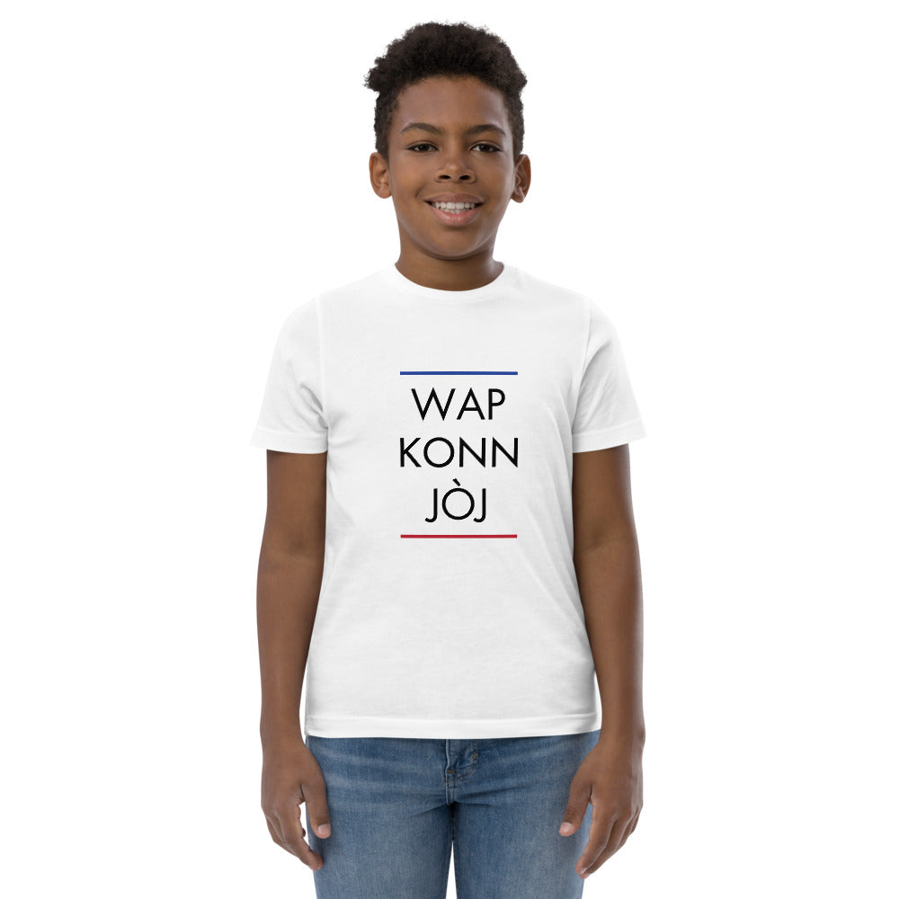 Wap Konn Jòj Youth T-Shirt